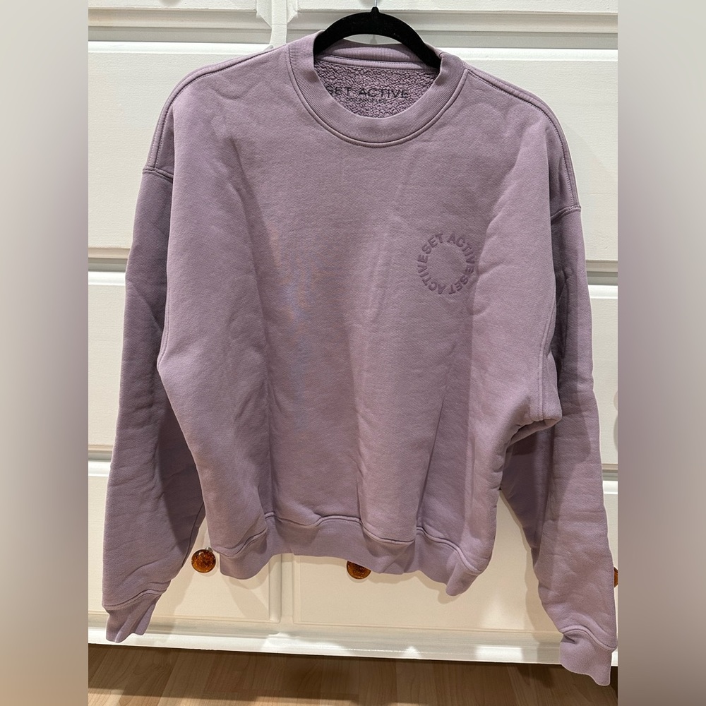 Set Active Lavender Crewneck